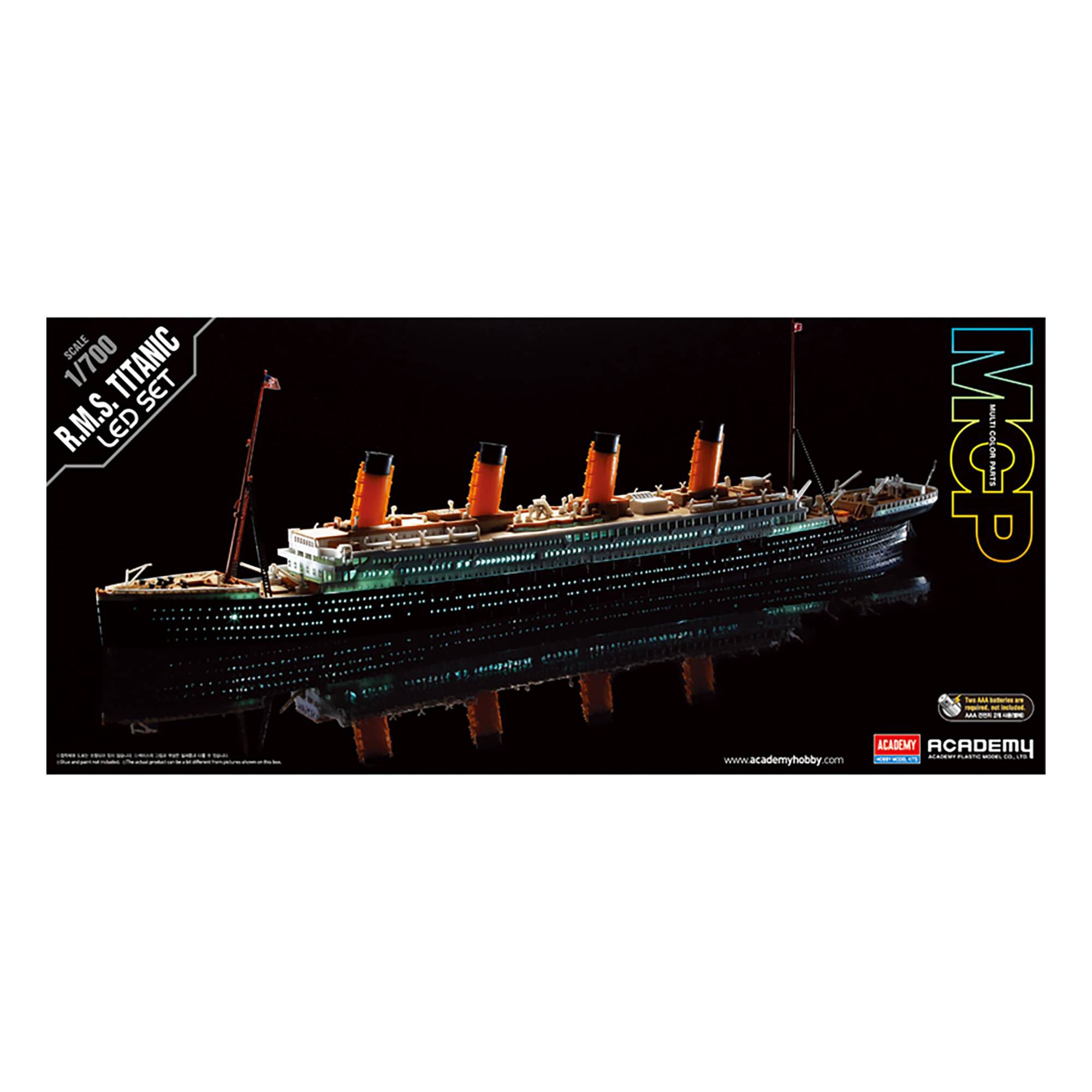 Academy RMS Titanic LED Model Set 1700 Hobbycraft