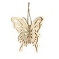 Hanging 3D Wooden Butterfly Decoration 10cm image number 1