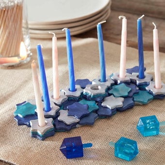 How to Make a Menorah from Air Drying Clay