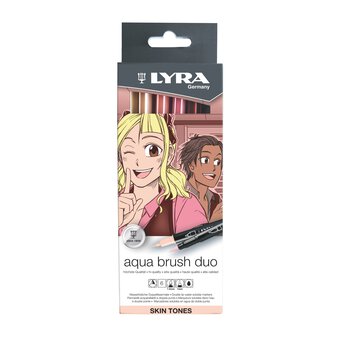 Lyra Skin Tone Aqua Brush Duo 6 Pack