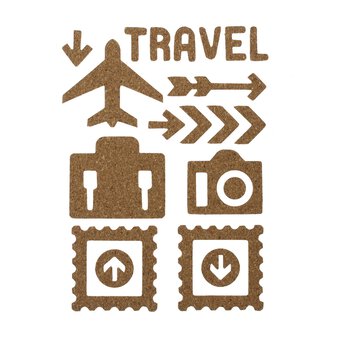 Travel Cork Stickers 20 Pack
