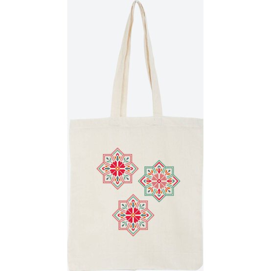 FREE PATTERN DMC Floral Star Cross Stitch 0170 image number 3