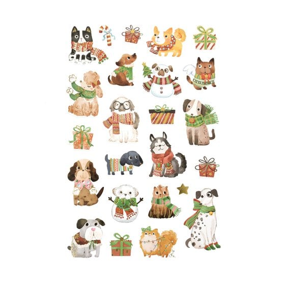Dog Scarf Foam Stickers image number 1
