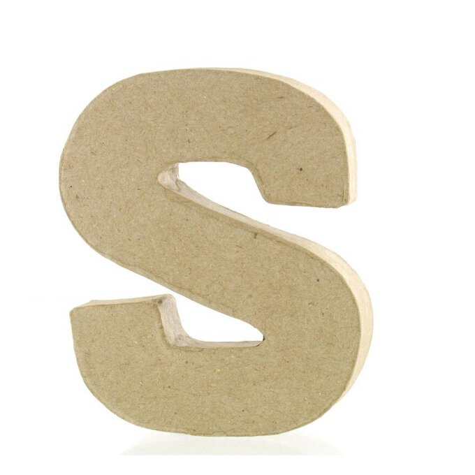 Mini Mache Letter S 10cm image number 1