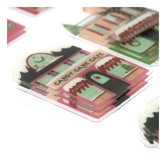Christmas Shop Front 3D Stickers 9 Pack image number 3