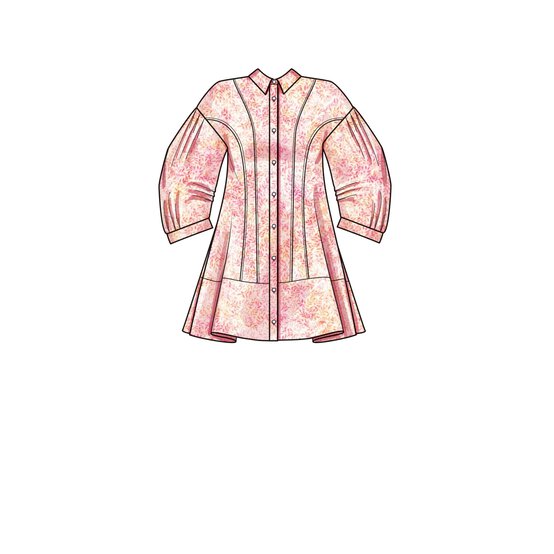 Simplicity Button Down Dresses Sewing Pattern S9641 (4-12) image number 3