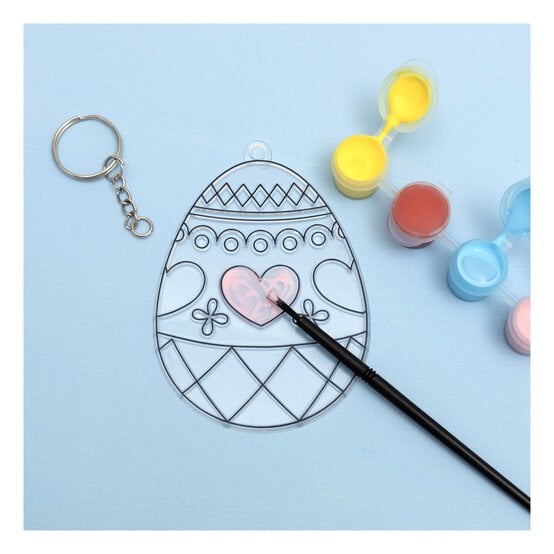Paint Your Own Egg Suncatcher Keyring Kit image number 2
