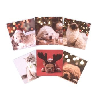 Pawfect Christmas 4 x 4 Inches Paper Pad 18 Sheets