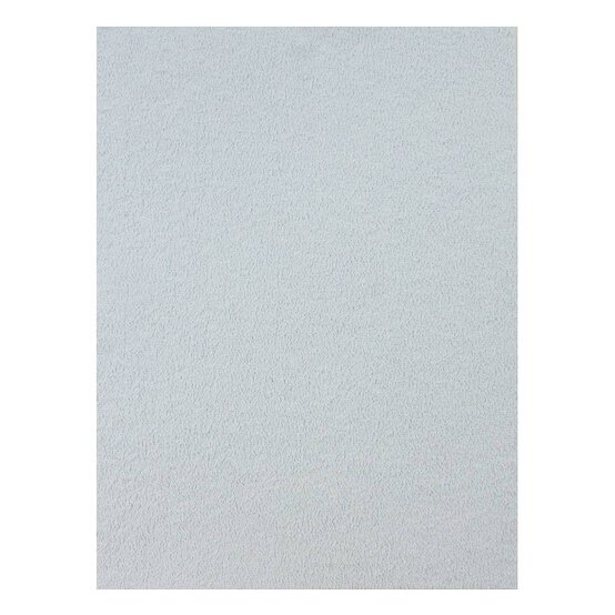 White Plush Foam Sheet 22.5cm x 30cm image number 1