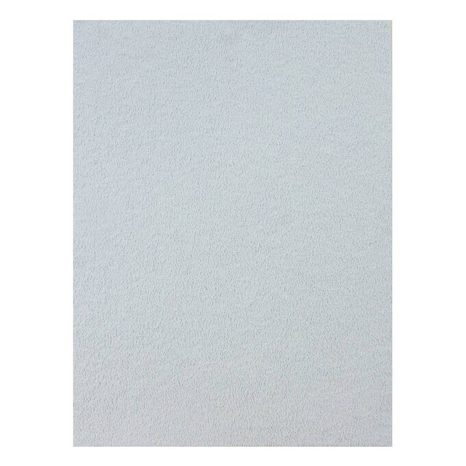 White Plush Foam Sheet 22.5cm x 30cm image number 1