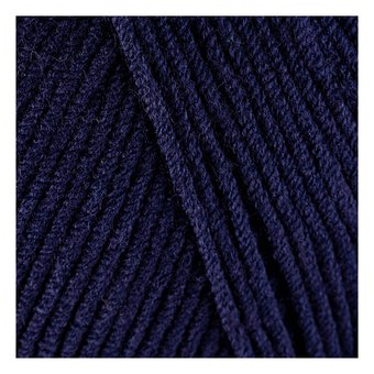 Wendy Navy Supreme Cotton Love DK Yarn 100g