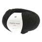 Rico Essentials Black Organic Wool Aran Yarn 50g image number 1