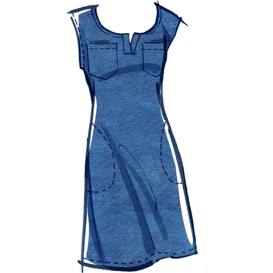 McCall&rsquo;s Robin Dress Sewing Pattern M8164 (XS-M) image number 3