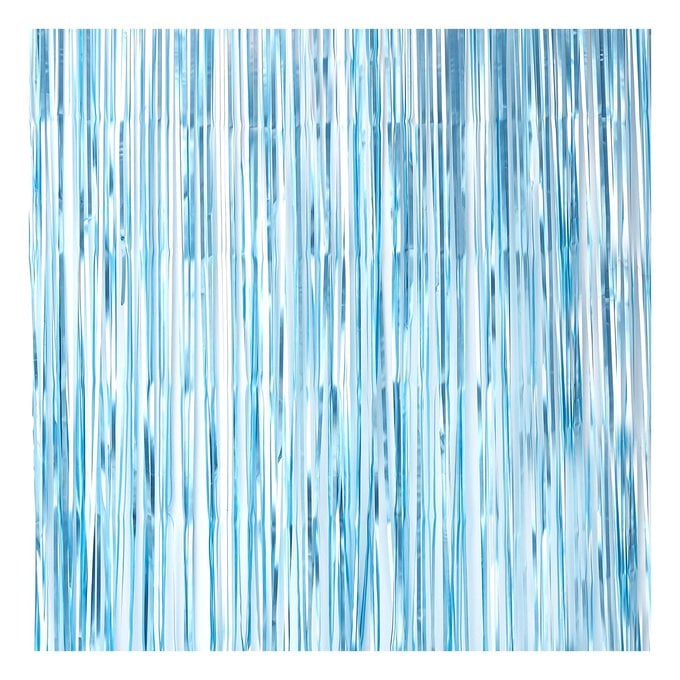 Ginger Ray Blue Fringe Curtain Backdrop 2.2m image number 1