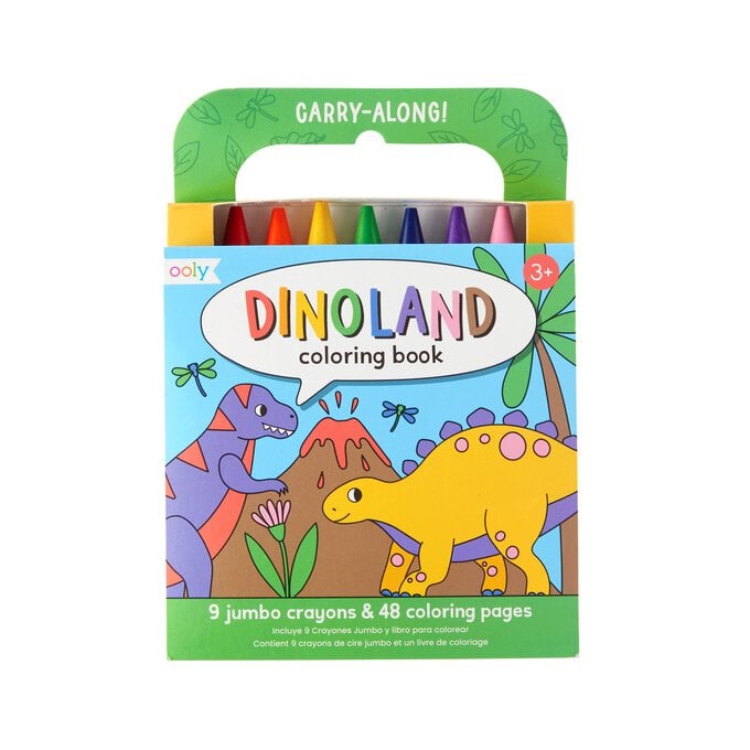 Dinoland Carry-Along Colouring Book image number 1