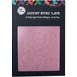 Light Pink Glitter Effect Card A4 16 Sheets image number 3