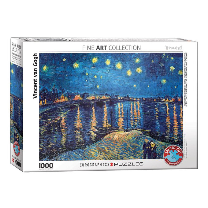 Eurographics Starry Night Over the Rhône Jigsaw Puzzle 1000 Pieces image number 1