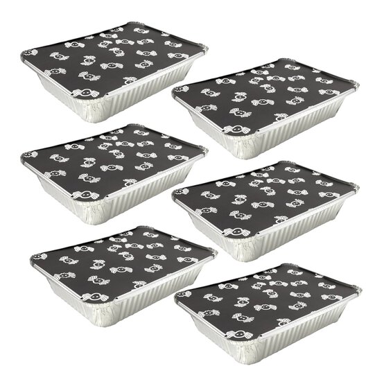 Halloween Foil Baking Tray 6 Pack image number 2