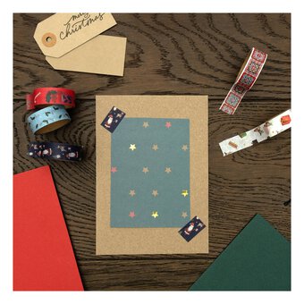 Christmas Washi Tapes 2m 5 Pack