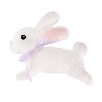 Make Your Own Jumping Rabbit Felt Pillow Kit  image number 2