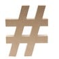 Mache Hashtag Symbol 20cm image number 2