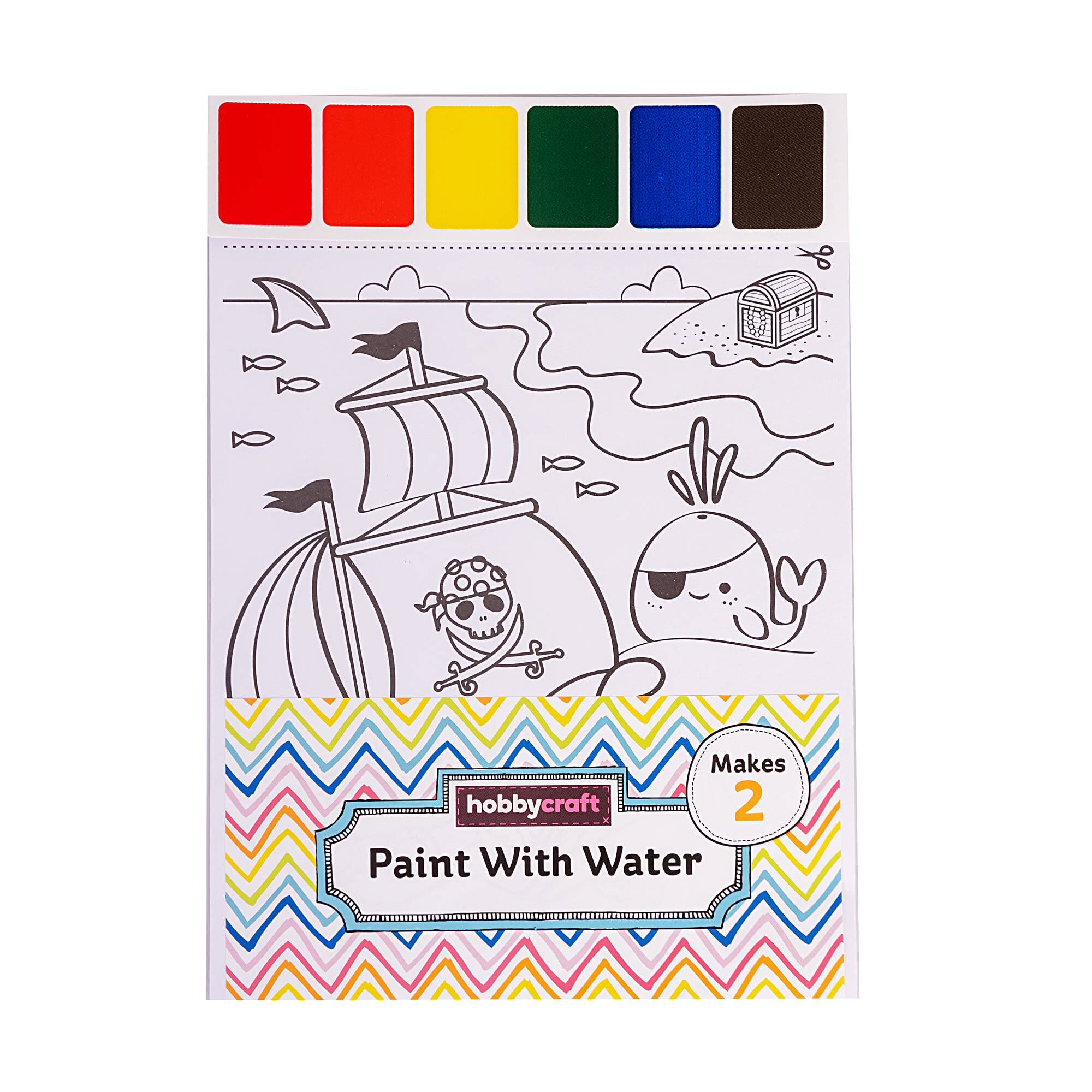 Pirate Paint with Water Picture 2 Pack | Hobbycraft