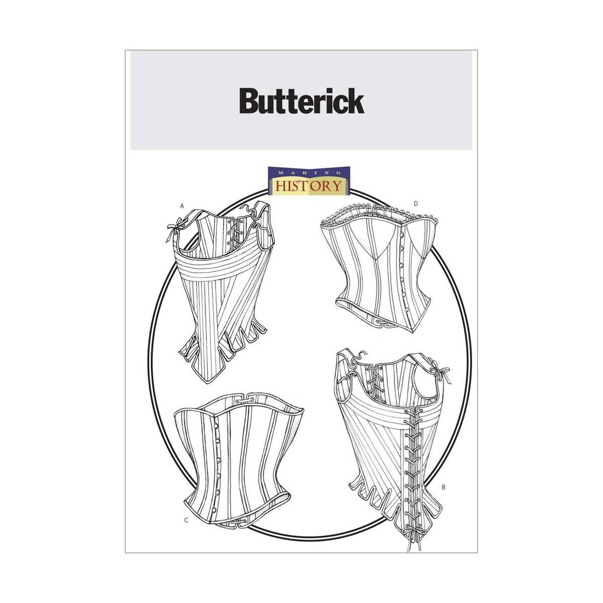 Butterick Stays and Corsets Sewing Pattern B4254 (6-10) | Hobbycraft