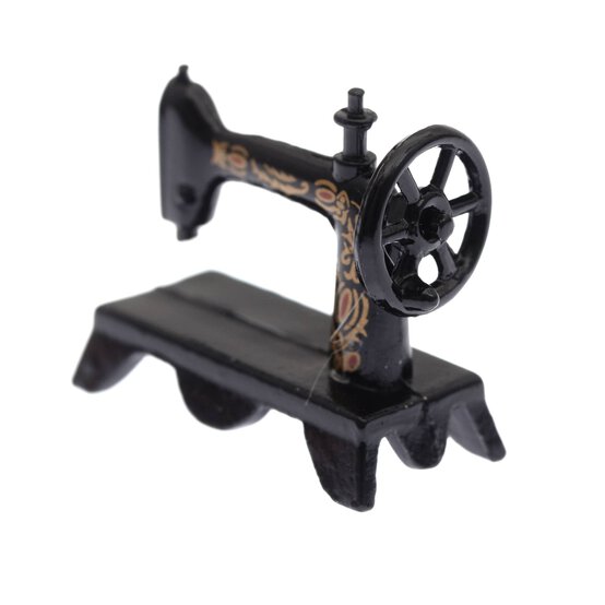 Doll&rsquo;s House Black Sewing Machine  image number 2