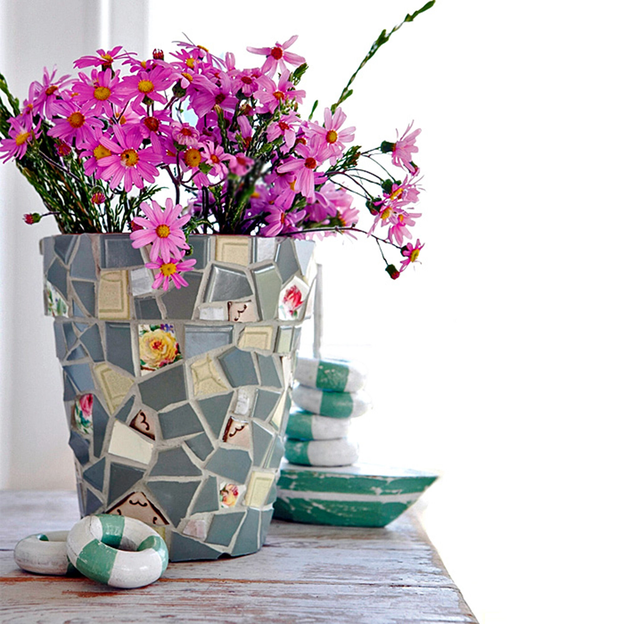 How to Make a Mosaic Plant Pot Holder Hobbycraft