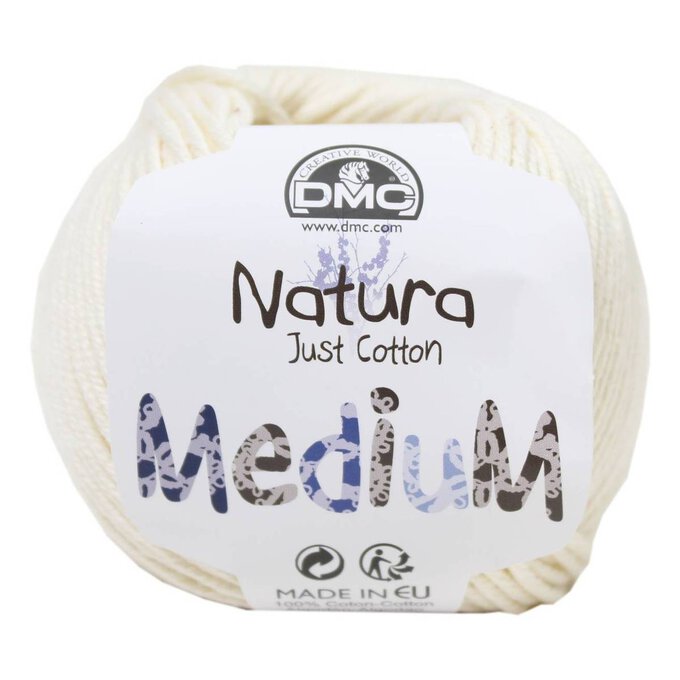 DMC 03 Natural Natura Medium Crochet Yarn 50g image number 1