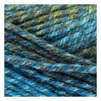 Knitcraft Green Turquoise Fairy Go Round Aran Yarn 150g 
