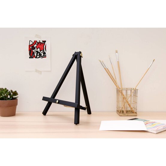 Black Mini Tripod Table Easel 24 x 20 x 30cm image number 3