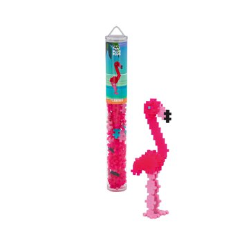 Plus-Plus Flamingo Tube 100 Pieces