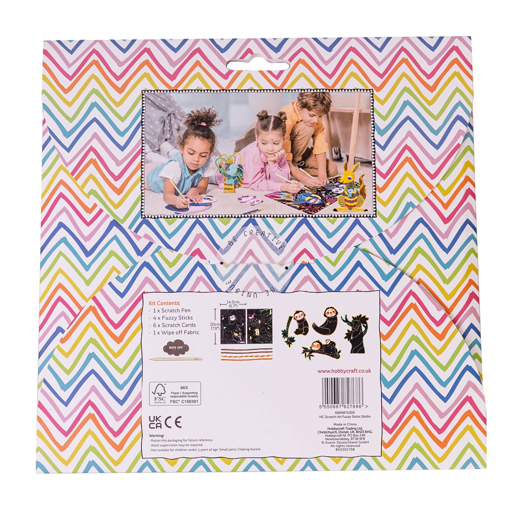 Scratch Sloths Kit | Hobbycraft