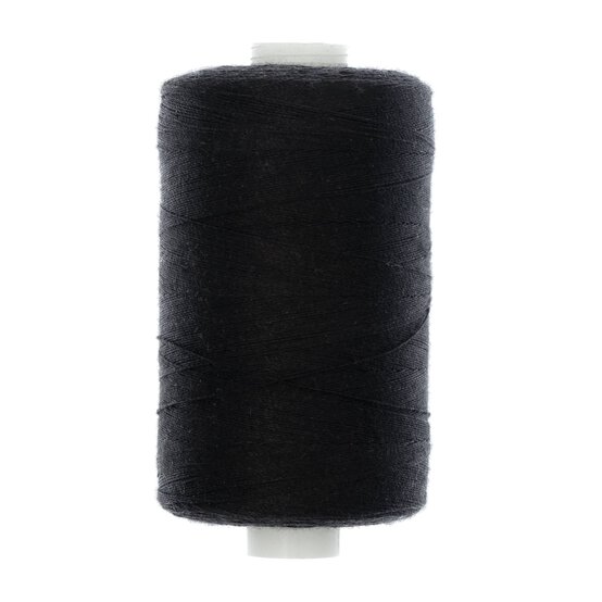 Valuecrafts Black Polyester Thread 800m image number 1