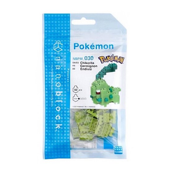 Nanoblock Pok&eacute;mon Chikorita image number 1