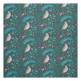 Tilda Hibernation Sleepy Bird Lafayette Fabric by the Metre