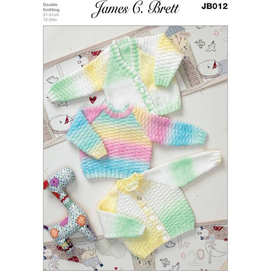 James C Brett Citrus Zest Baby Marble DK Yarn 100g image number 4