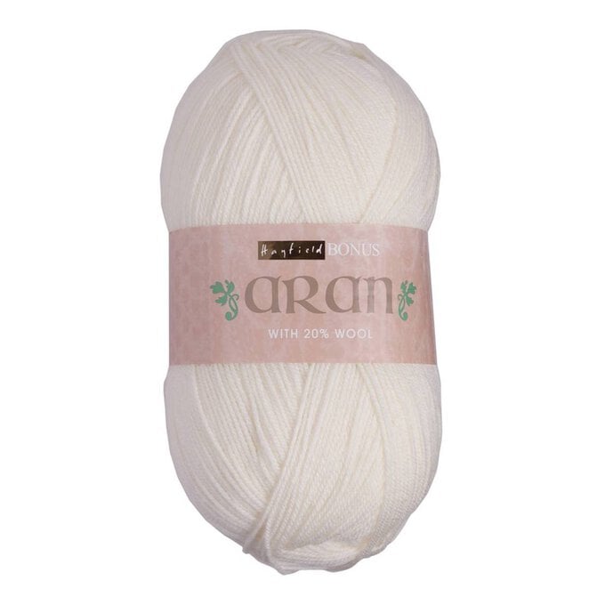 Hayfield Cream Bonus Aran with Wool 400g (962) image number 1