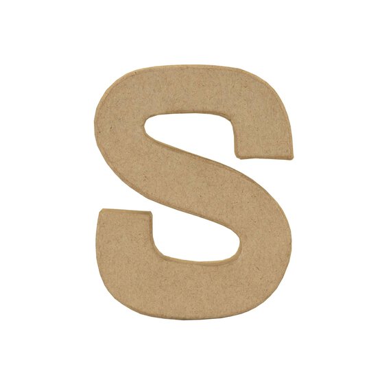 Mini Mache Letter S 10cm image number 4