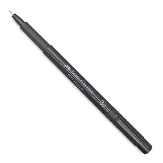 Faber-Castell Black PITT Superfine Artist's Drawing Pen image number 1