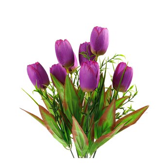 Purple Tulip Bouquet 40cm