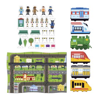 Pull-Back and Go Trains Activity Set
