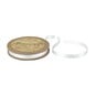 Ivory Double-Faced Satin Ribbon 6mm x 5m image number 1