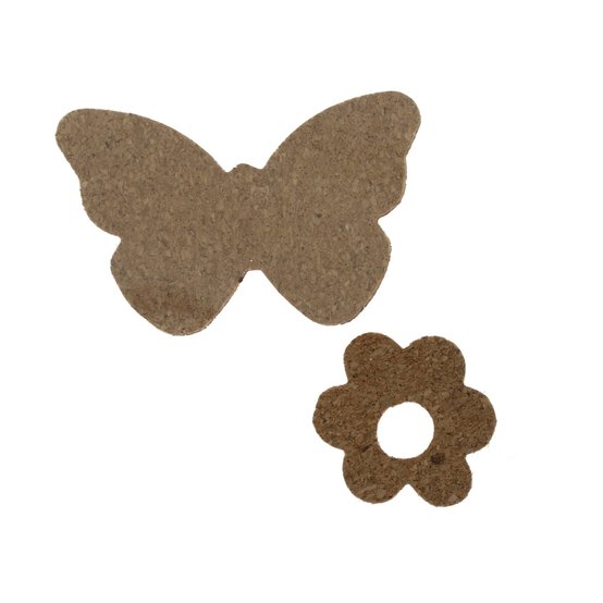 Butterfly Cork Stickers 12 Pack  image number 3