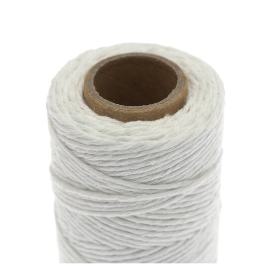 White Cotton Twine 75m image number 2