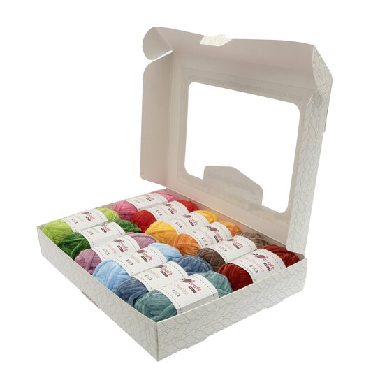 Knitcraft Bright Tiny Chenille DK Yarn 25g 12 Pack image number 4