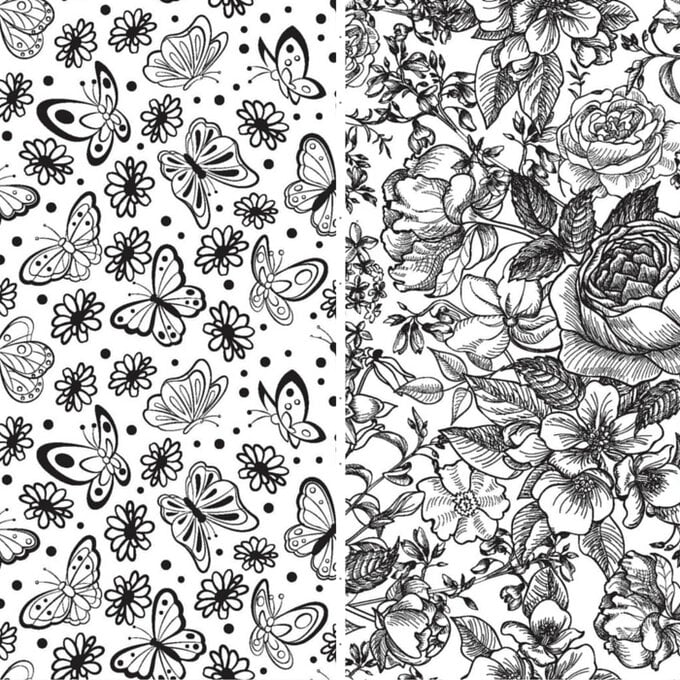 Free Botanical Colouring Pages image number 1