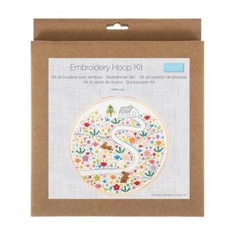 Trimits Floral Journey Embroidery Hoop Kit