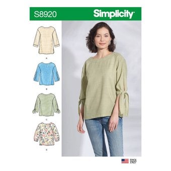 Simplicity Women’s Top Sewing Pattern S8920 (16-24)